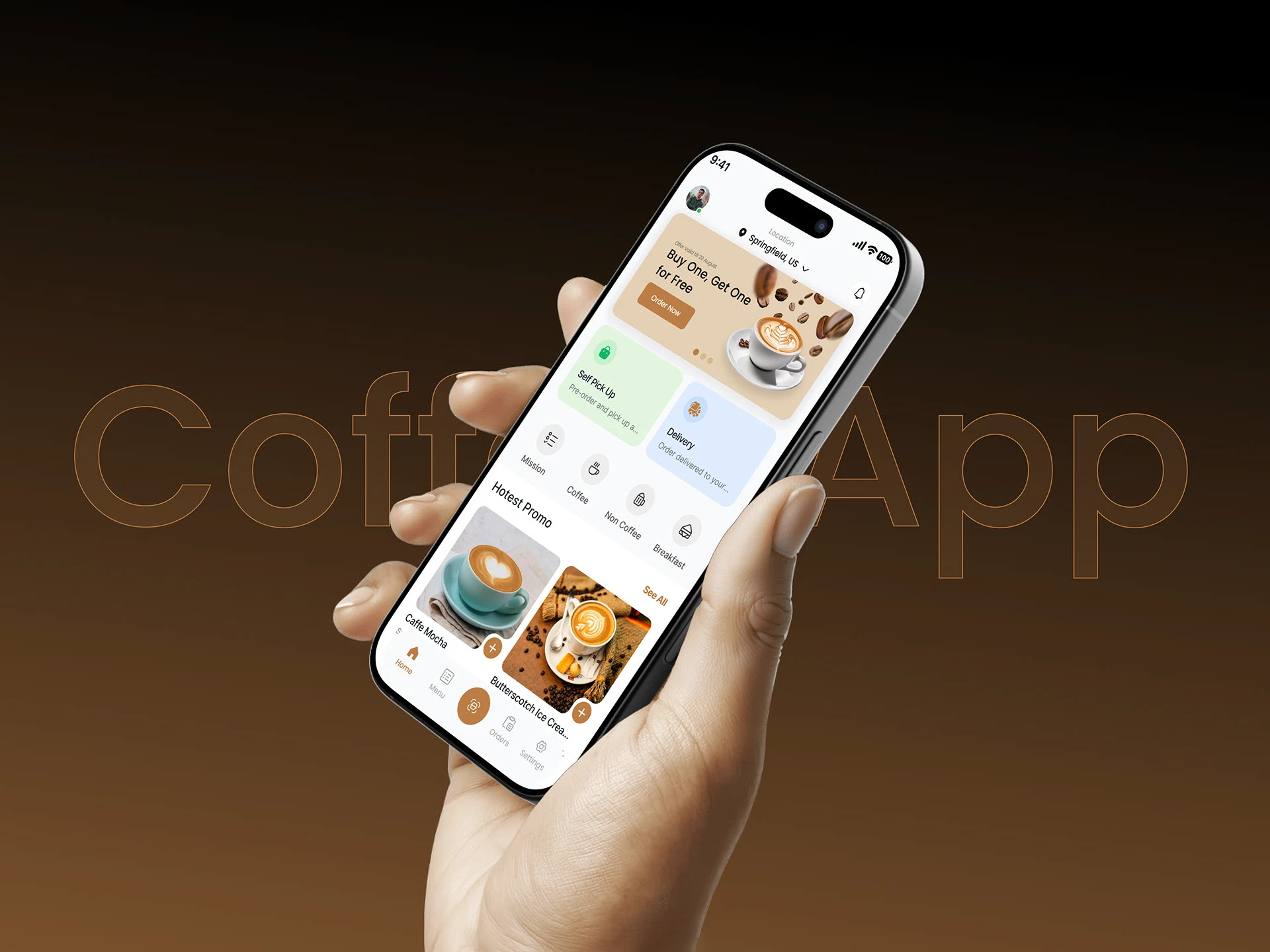 Coffee ordering app UX funnels