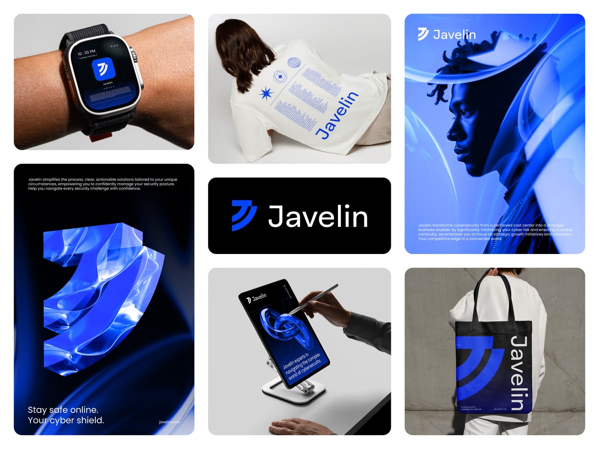 Javelin cybersecurity brand identity